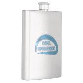 青色土木技師 フラスク (右)