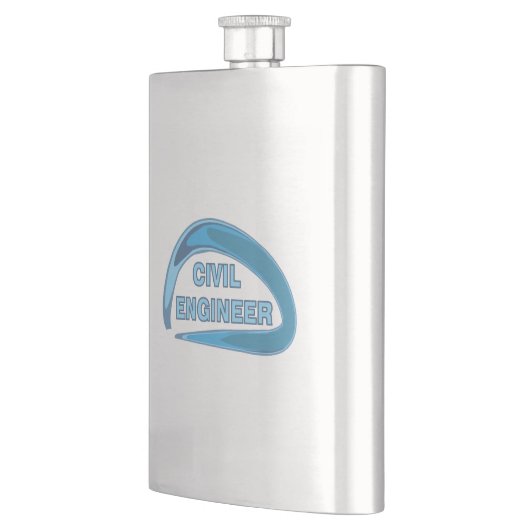 青色土木技師 フラスク (左)