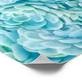 青色多肉類 ポスター (角)