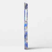 青色幾何模型模擬ガラス Case-Mate iPhoneケース (裏面 / 左)