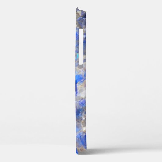 青色幾何模型模擬ガラス Case-Mate iPhoneケース (裏面 / 左)