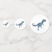 青色恐竜のパーティー コンフェッティ (正面)