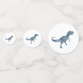 青色恐竜のパーティー コンフェッティ (裏面)