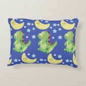 青色恐竜 アクセントクッション (裏面)