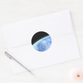 青色惑星 ラウンドシール (封筒)