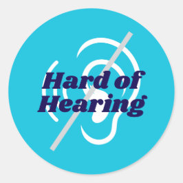 青色懸命補聴器 ラウンドシール