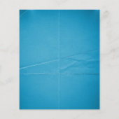 青色折り畳み紙背景壁紙カスタマイズ可能 チラシ (裏面)