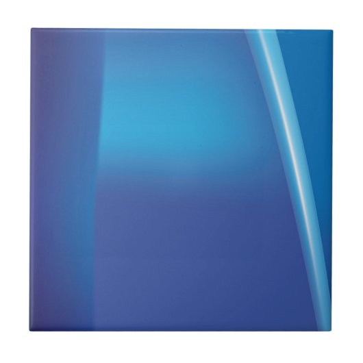 青色抽象芸術セラミックタイル タイル (正面)