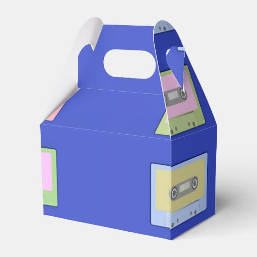 青色数々ののカセットテープ フェイバーボックス (裏面サイド)