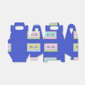 青色数々ののカセットテープ フェイバーボックス (折り畳みなし)