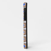 青色星形幾何学ケース Case-Mate iPhoneケース (裏面/左)