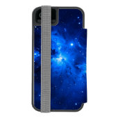 青色星雲 INCIPIO iPhoneウォレットケース (フォリオ裏面)