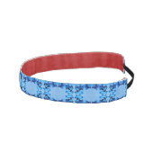 青色染料ハート アスレチックヘッドバンド (右)