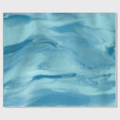 青色染水色包装紙 ラッピングペーパー (フラット)