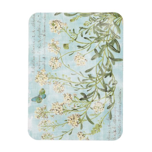 青色植物学 マグネット (縦)