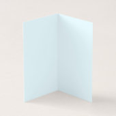 青色植物折り畳み式結婚式 プログラム (内部)