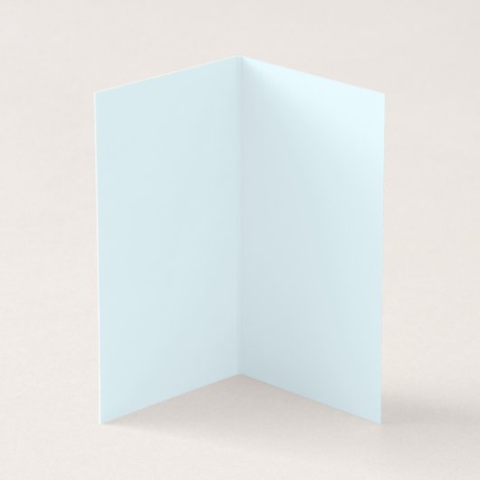 青色植物折り畳み式結婚式 プログラム (内部)