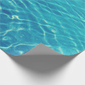 青色水体撮影 ラッピングペーパー (角)