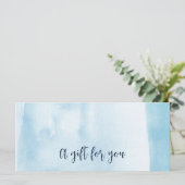 青色水彩贈与証 (スタンド正面)