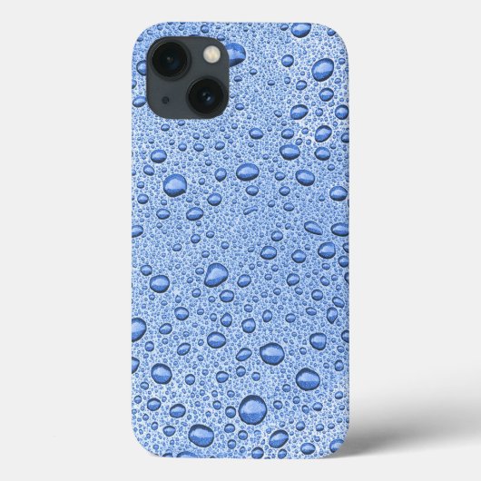青色水滴ケースメイトiPhoneケース Case-Mate iPhoneケース (裏面)