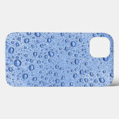 青色水滴ケースメイトiPhoneケース Case-Mate iPhoneケース (裏面 (横))