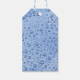 青色水滴 ギフトタグ