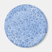 青色水滴 マグネット (正面)