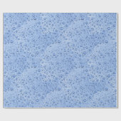 青色水滴 ラッピングペーパー (フラット)
