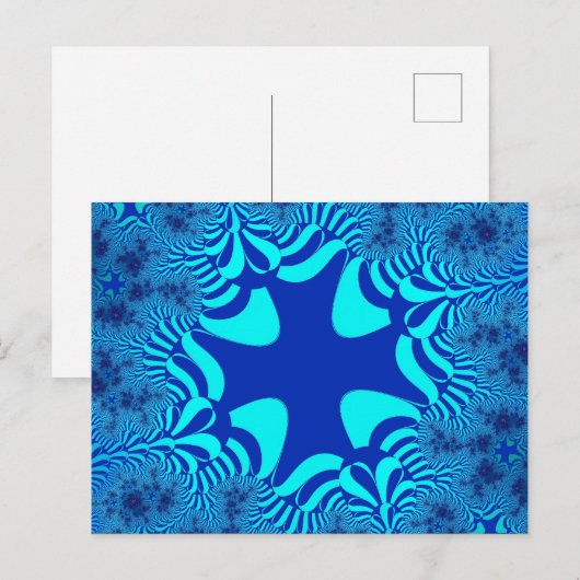 青色海十字 ポストカード (正面/裏面)