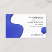 青色液体ネイルサロン 名刺 (裏面)
