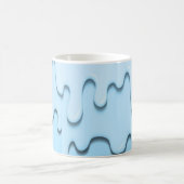 青色液滴 コーヒーマグカップ (中央)