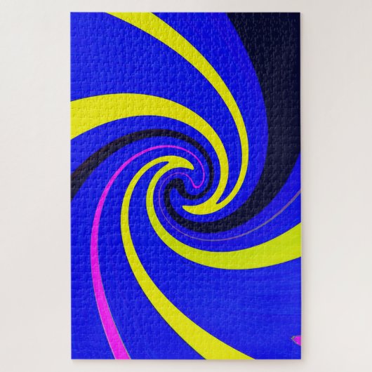 青色渦 ジグソーパズル (縦)