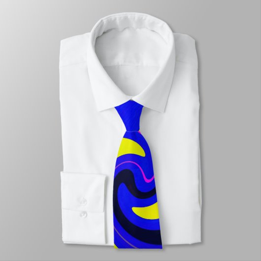 青色渦 ネクタイ (タイ)