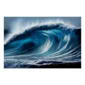 青色渦 ポスター (正面)