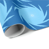 青色渦 ラッピングペーパー (ロールコーナー)