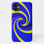 青色渦 Case-Mate iPhoneケース (裏面)