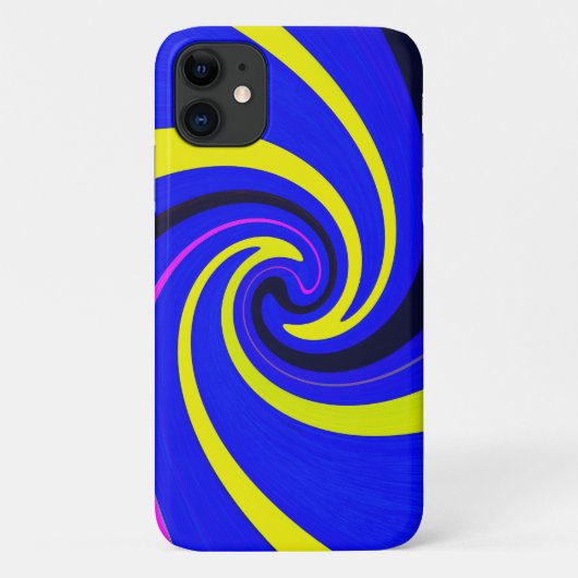 青色渦 Case-Mate iPhoneケース (裏面)