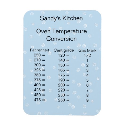 青色温度変換ベーキング磁石 マグネット (縦)