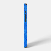 青色炉フィルター iPhoneケース (左側面)