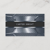 青色炭素繊維工業 名刺 (正面)