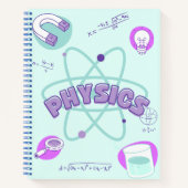 青色物理💙 ノートブック (正面)