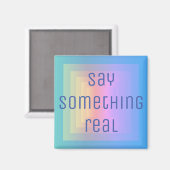 青色磁石 マグネット (正面/裏面)