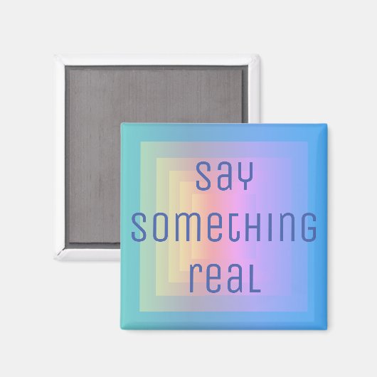 青色磁石 マグネット (正面/裏面)