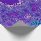 青色純度日が差すこと ラッピングペーパー (角)