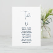 青色結婚の座席表 招待状 (スタンド正面)