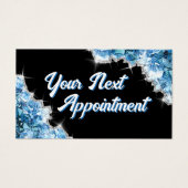 青色結晶アポイントメントカード (正面)