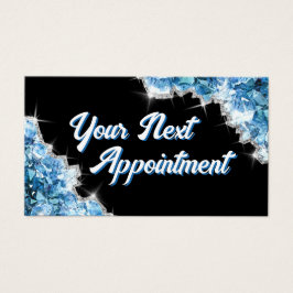 青色結晶アポイントメントカード