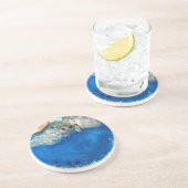 青色結晶 コースター (側面)