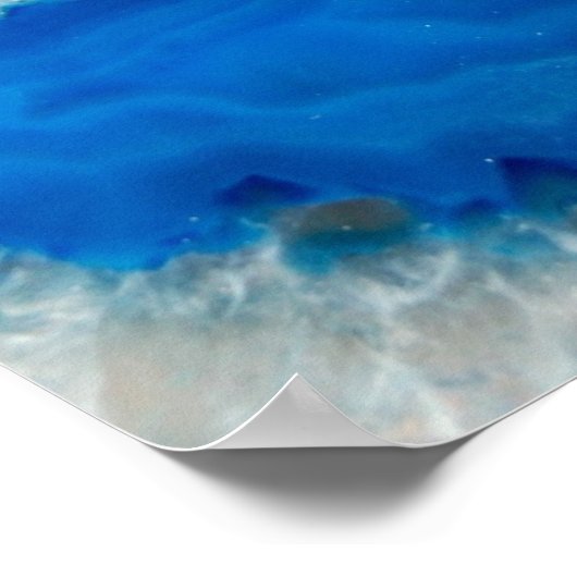 青色結晶 ポスター (角)