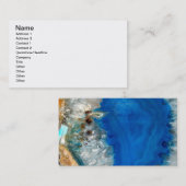 青色結晶 名刺 (正面/裏面)